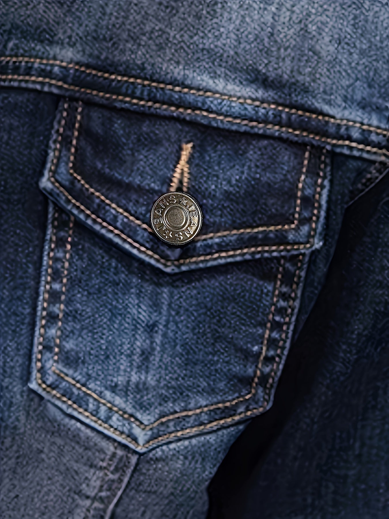 Women'S Casual Denim Jacket - Short, Fitted, Fall & Spring Style, Button-Up with Long Sleeves, Casual Attire|Fitted Jacket|Stylish Denim Jacket