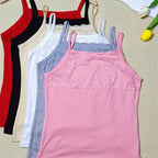 Six-piece Set Women's Strapless Contrast Lace Patchwork Vest Women's Bottoming Outerwear Sleeveless Top Vest Strapless Women's Inner Vest