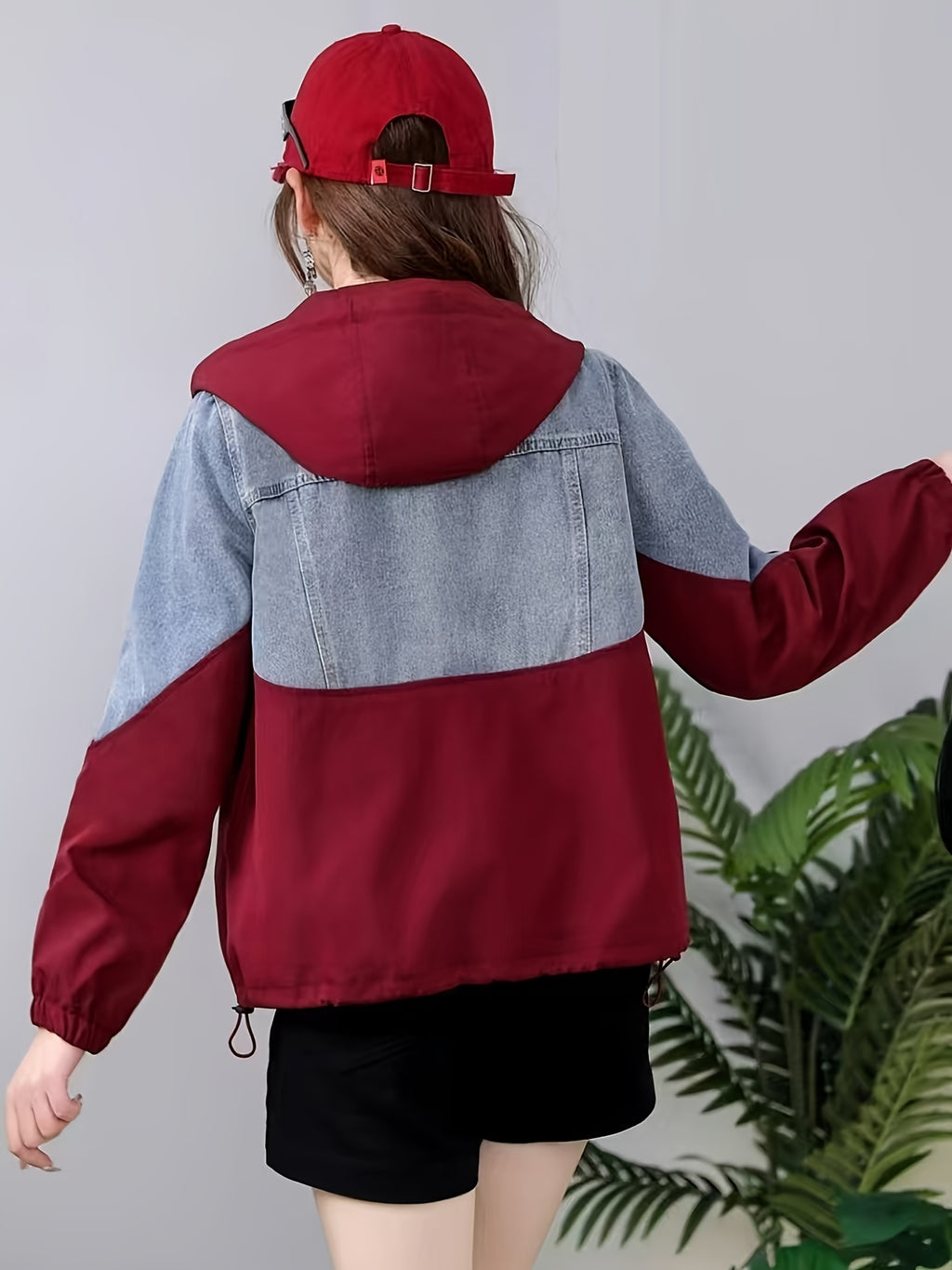 2025 Spring and Autumn New Fashion Loose Casual Hooded Jacket for Women