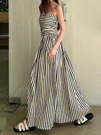 Women'S Vacation Striped Printed Dress