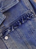 Little Fragrant Wind Denim Jacket for Women, New Spring and Autumn Design Loose Short Style Jacket, Fashionable Top for Petite, Trendy and Versatile Stylish Female Denim Jackets & Coats