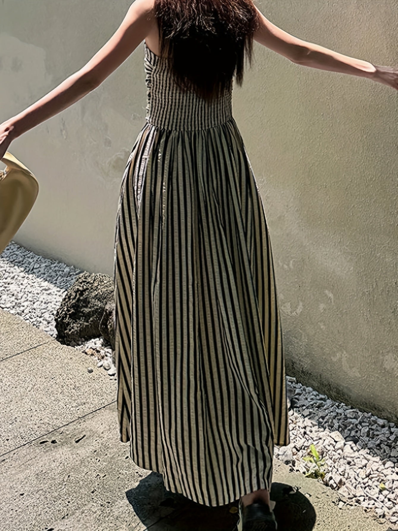 Women'S Vacation Striped Printed Dress